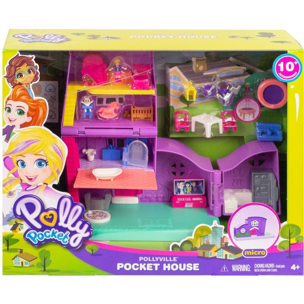 slide 3 of 11, Polly Pocket Pollyville Polly's Pocket House, 1 ct