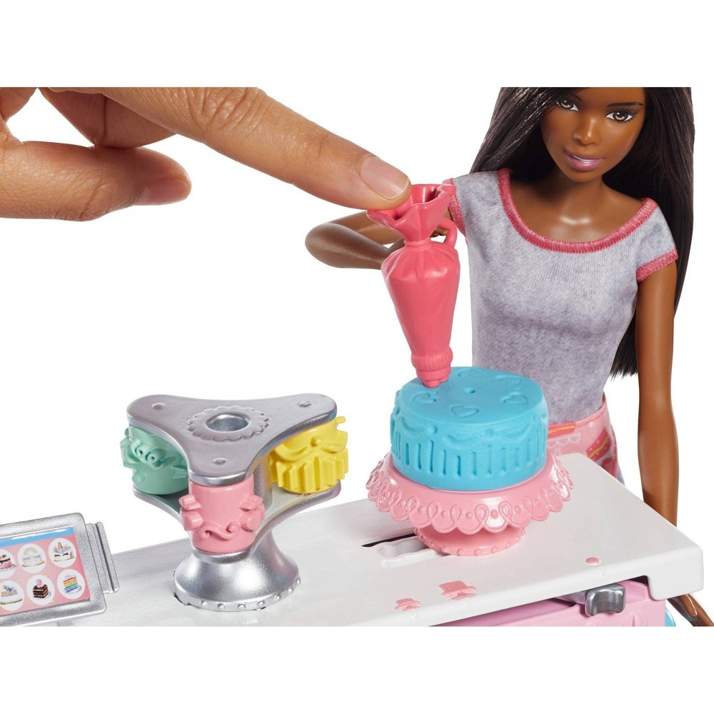 slide 3 of 11, Barbie Cake Bakery Playset, 1 ct