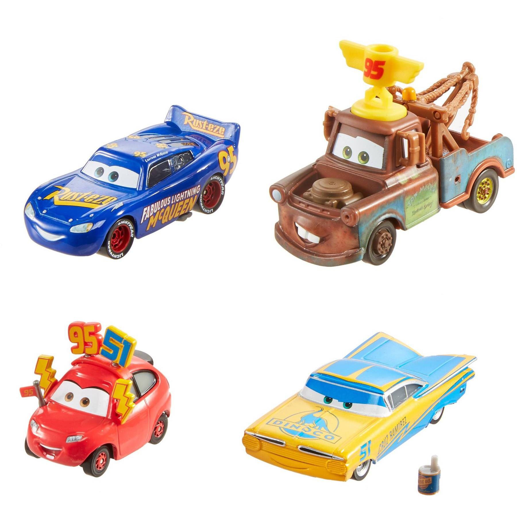 slide 1 of 1, Disney Pixar Cars Fan Favorites, 4 ct