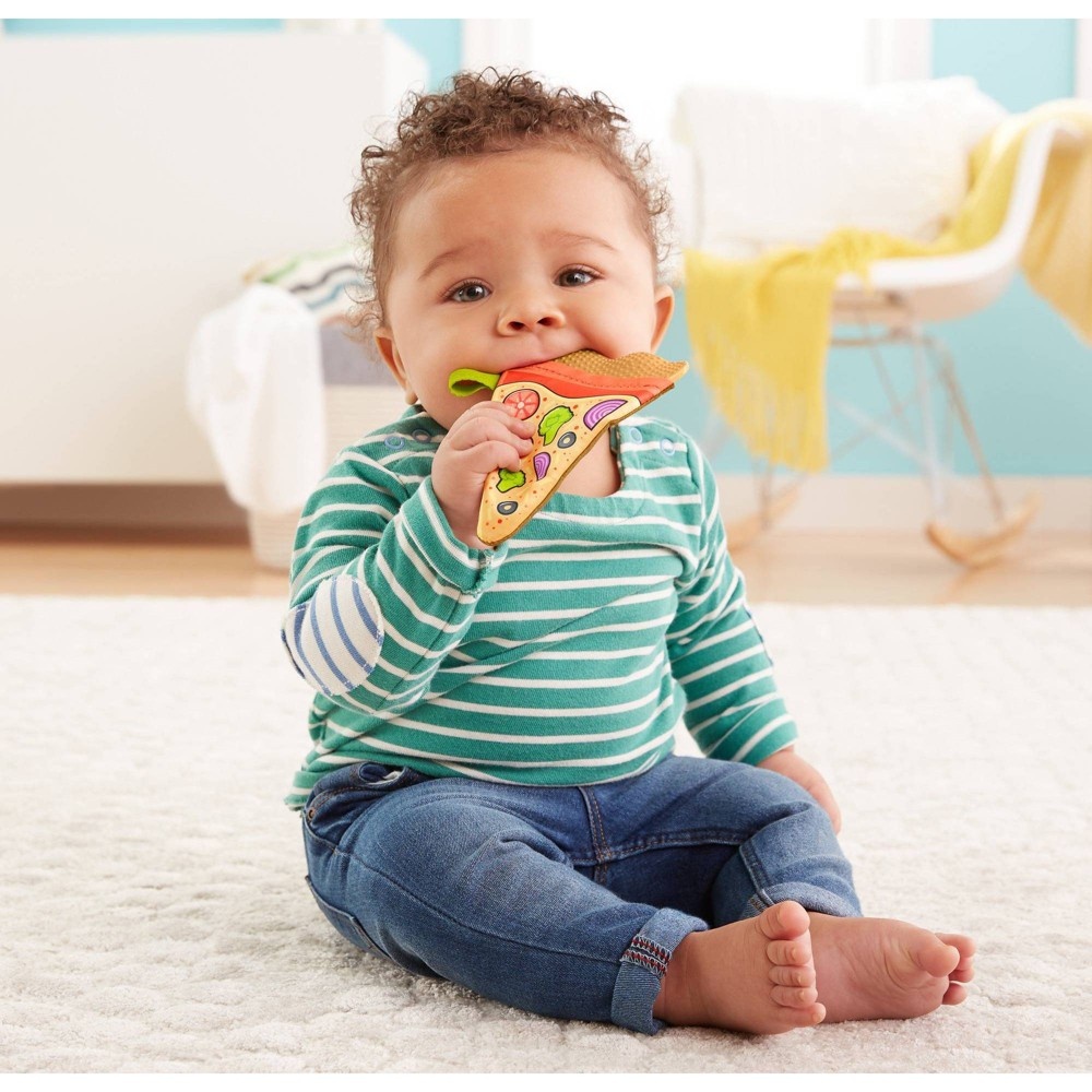 slide 2 of 8, Fisher-Price Pizza Slice Teether, 1 ct