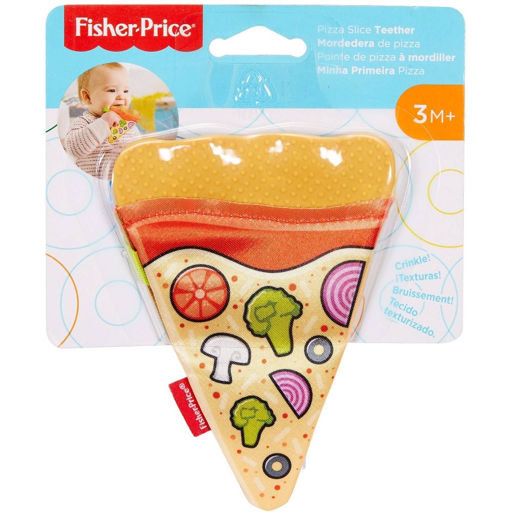 slide 8 of 8, Fisher-Price Pizza Slice Teether, 1 ct