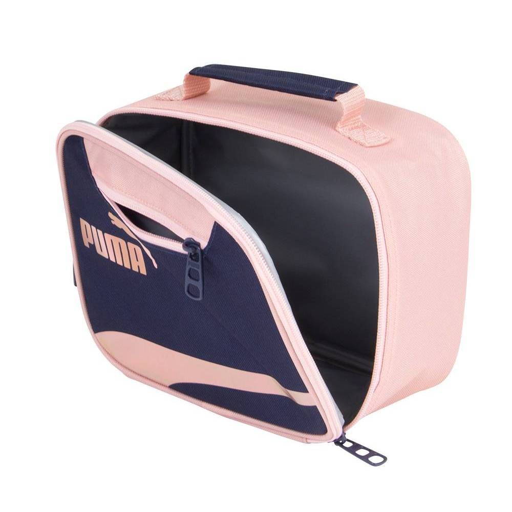 slide 2 of 3, Puma Formstripe Lunch Bag - Peach/Navy, 1 ct