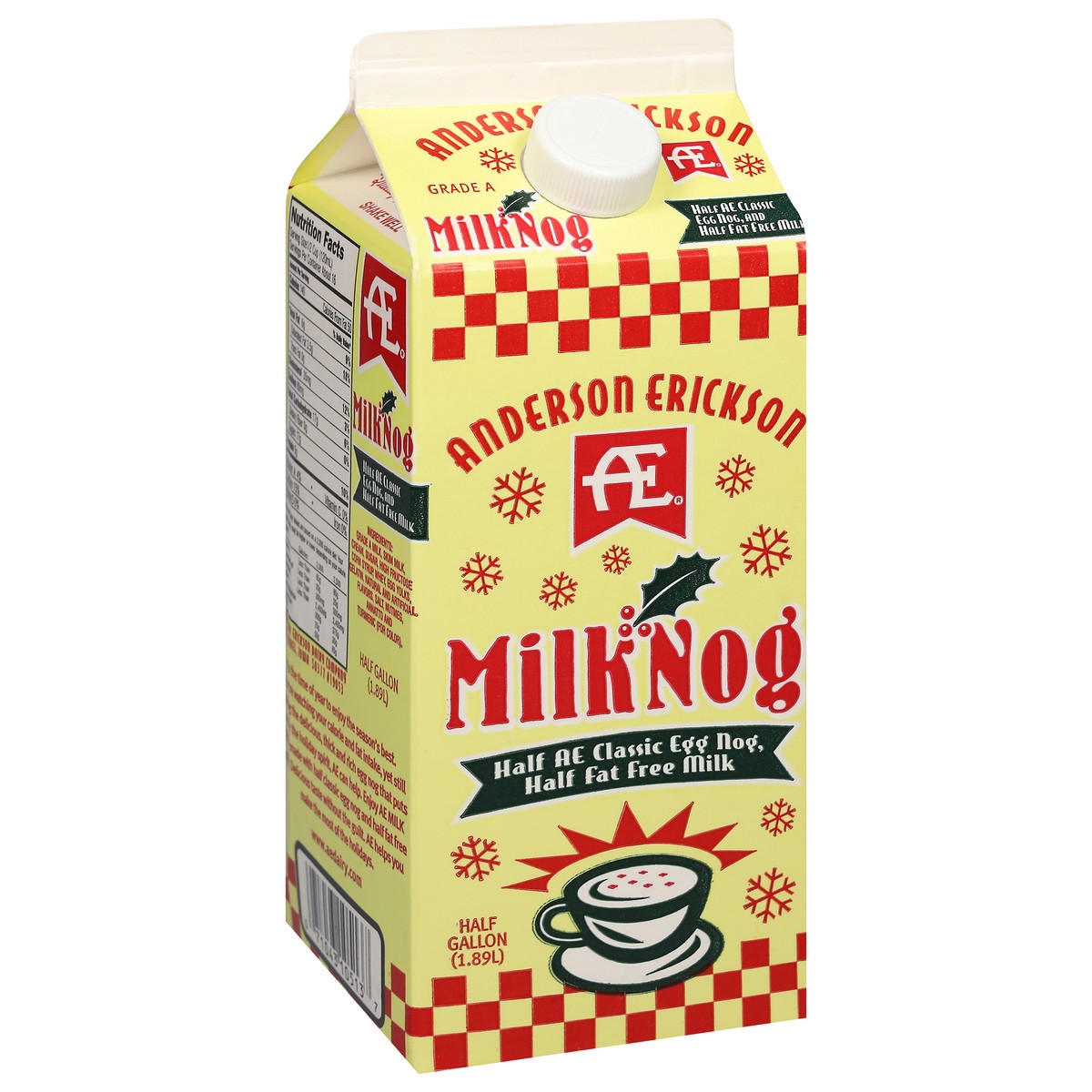 slide 2 of 9, Anderson Erickson Dairy Milknog - 1/2 gal, 1/2 gal