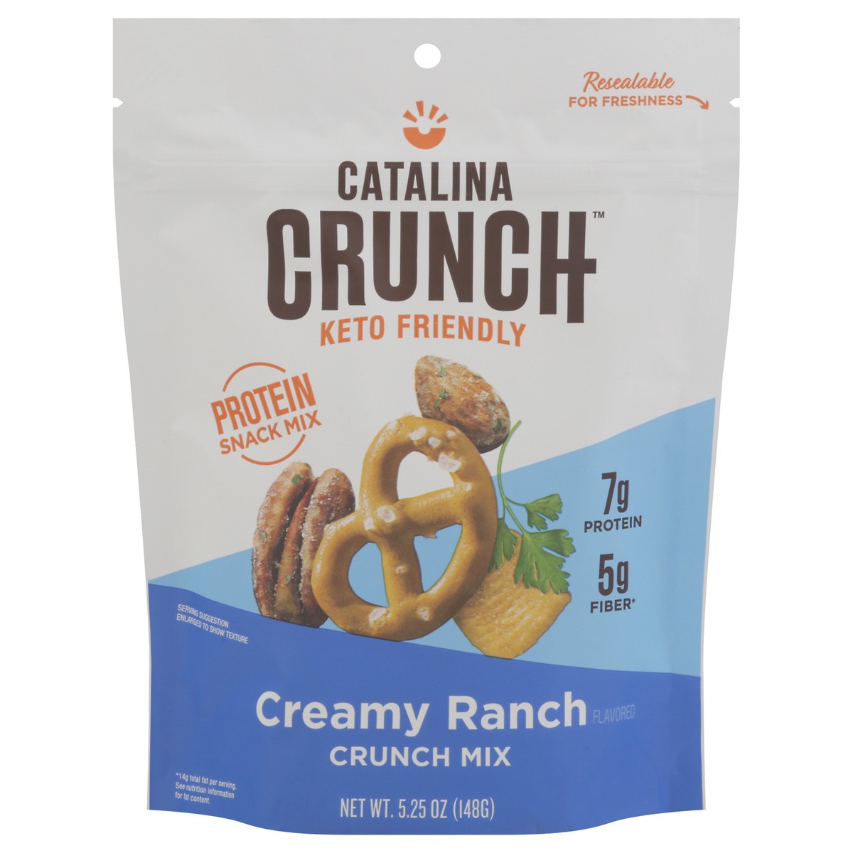 slide 1 of 1, Catalina Crunch Mix Keto Friendly Creamy Ranch Flavored Crunch Mix 5.25 oz, 5.25 oz