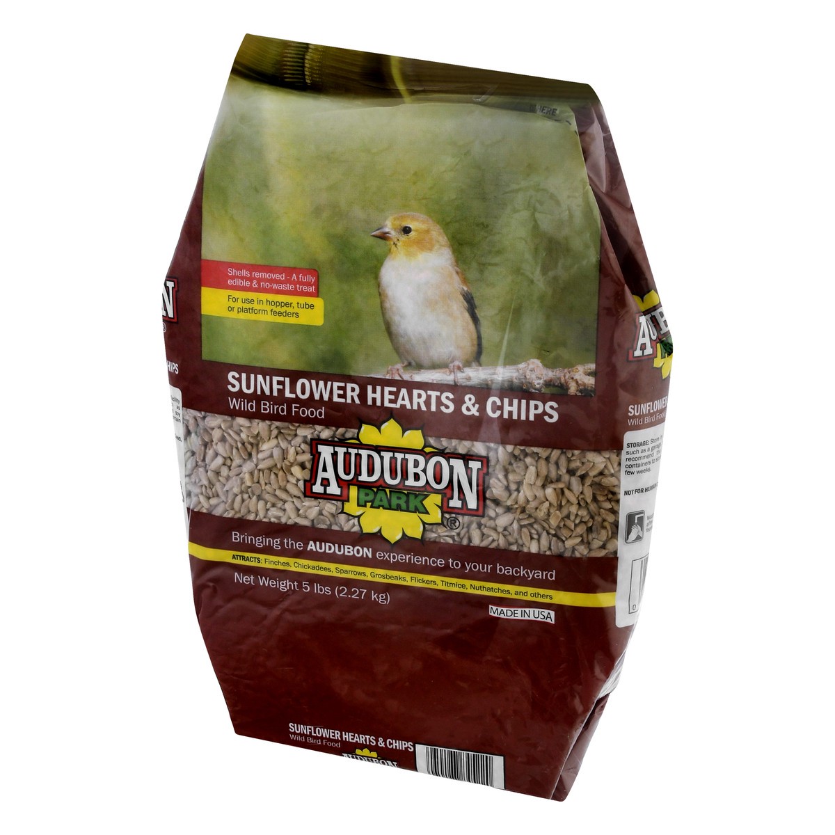 slide 4 of 9, Audubon Park Sunflower Hearts & Chips - 5 lb, 5 lb