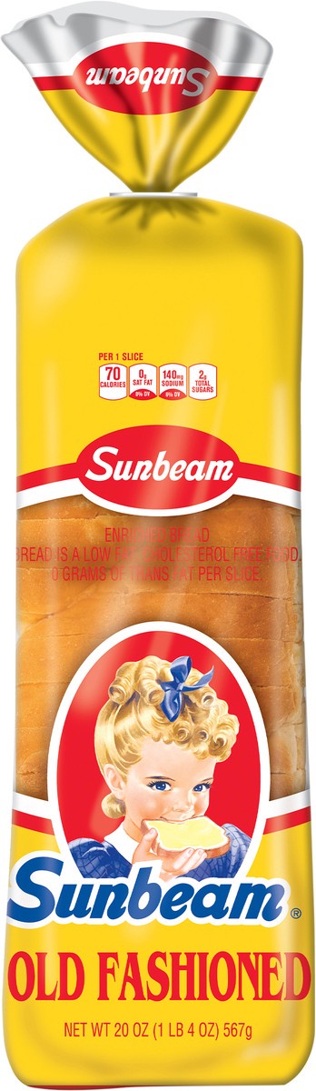 slide 4 of 12, Sunbeam Old Fashioned Enriched Bread 20 oz. Loaf, 20 oz