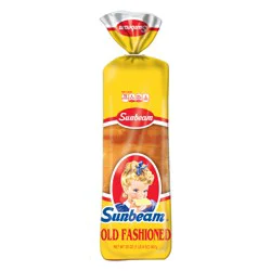 Sunbeam Old Fashioned White Bread, Sandwich Bread, 20 oz Loaf