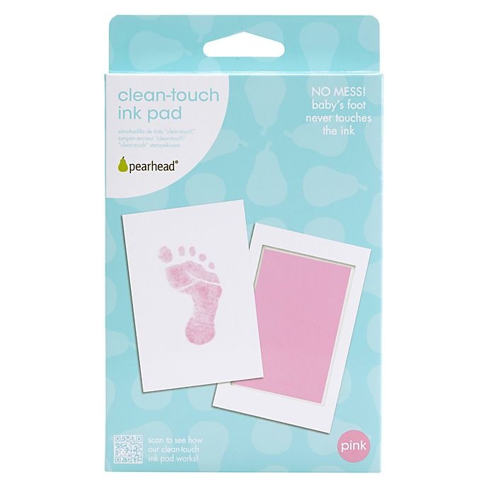 slide 5 of 5, Pearhead Clean-Touch Ink Pad - Pink, 1 ct