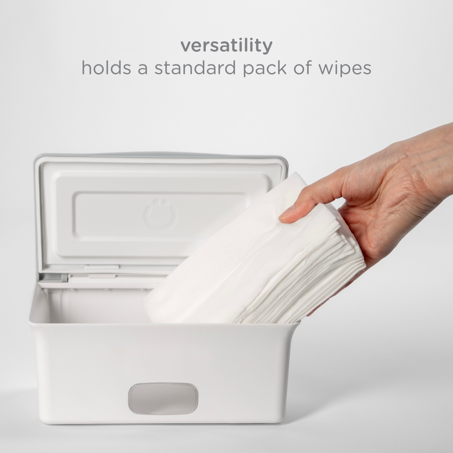 slide 3 of 7, Ubbi Wipes Dispenser - Gray, 1 ct