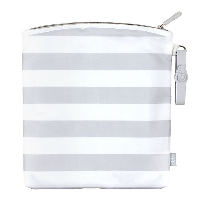 slide 4 of 9, Ubbi World On the Go Diaper Changing Mat and Storage Bag - Grey, 1 ct