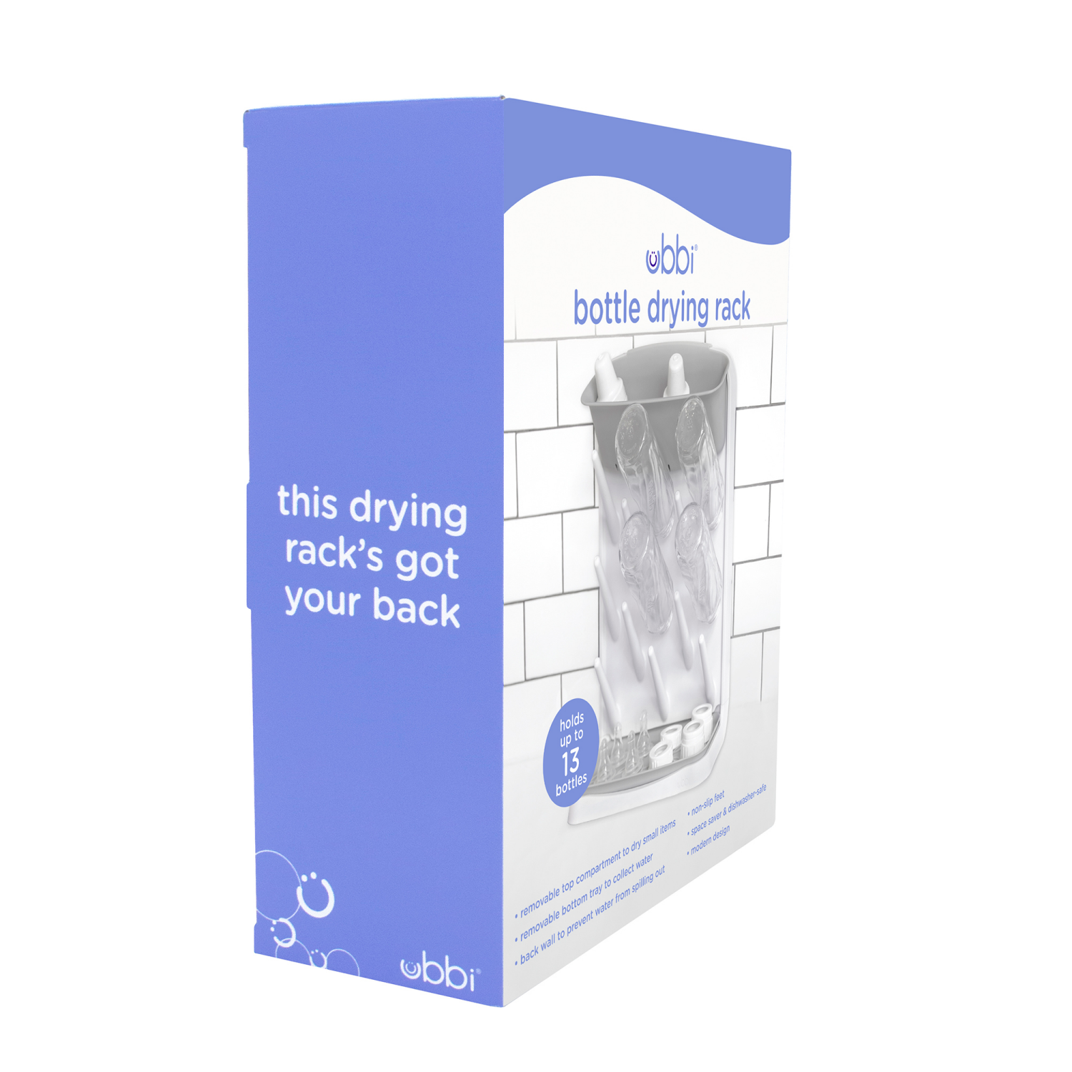 slide 3 of 5, Ubbi Vertical Bottle Drying Rack, 1 ct