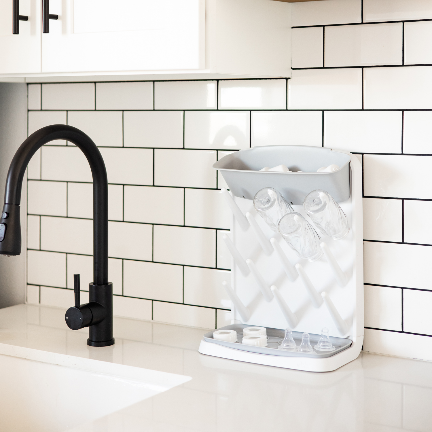 slide 4 of 5, Ubbi Vertical Bottle Drying Rack, 1 ct