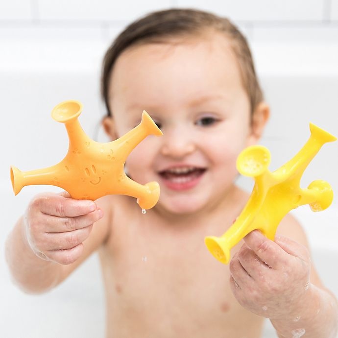 slide 5 of 6, Ubbi World Starfish Suction Bath Toys, 3 ct