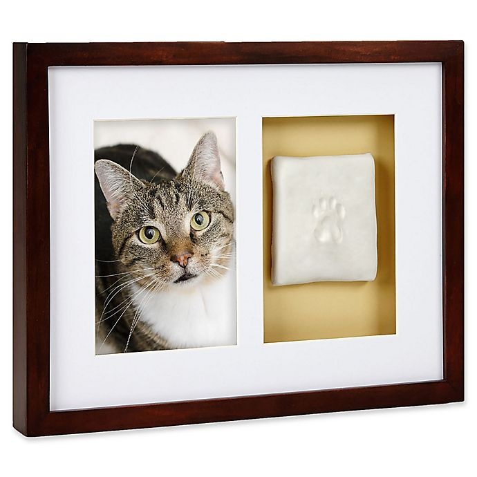 slide 4 of 5, Pearhead Paw Prints Shadowbox Frame Kit - Distressed White, 1 ct