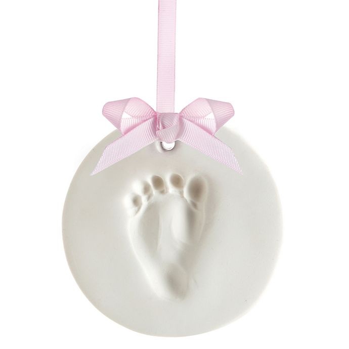 slide 2 of 4, Pearhead Babyprint Baby Keepsake Ornament Kit - White, 6 in x 6 in