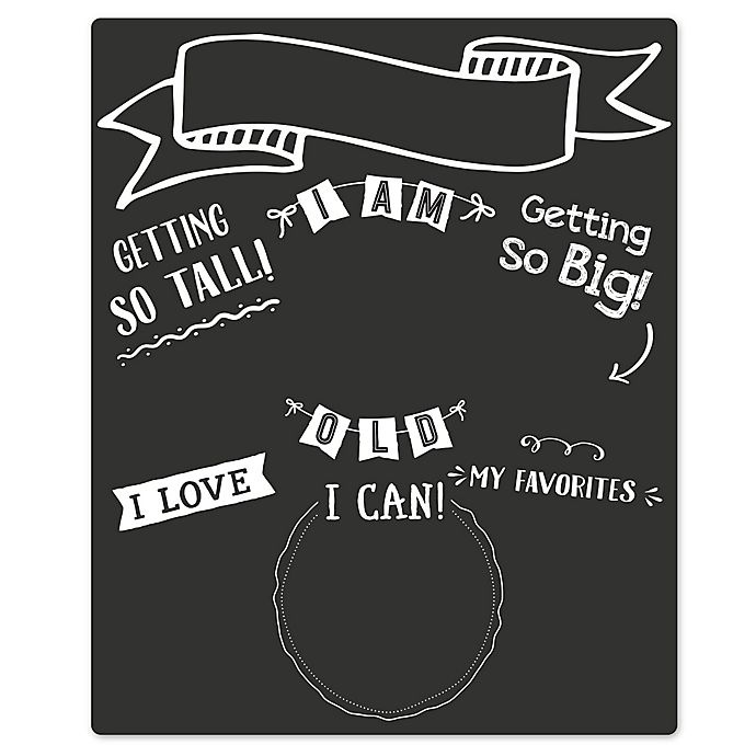 slide 2 of 5, Pearhead Baby's Monthly Chalkboard, 1 ct