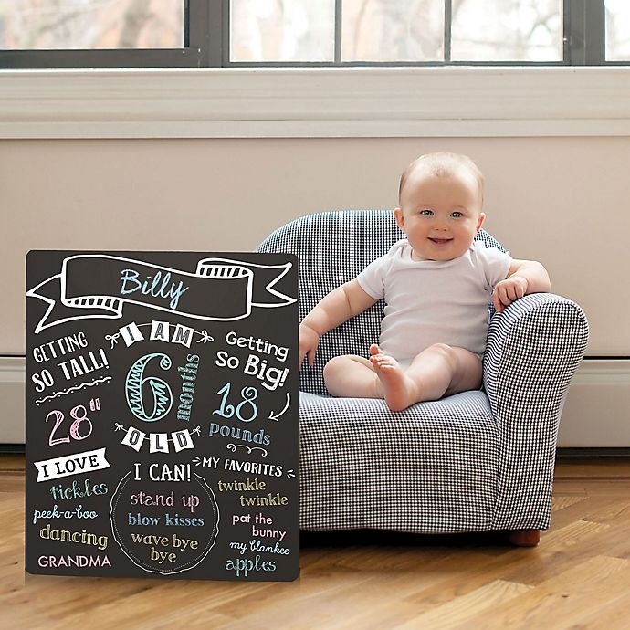 slide 5 of 5, Pearhead Baby's Monthly Chalkboard, 1 ct