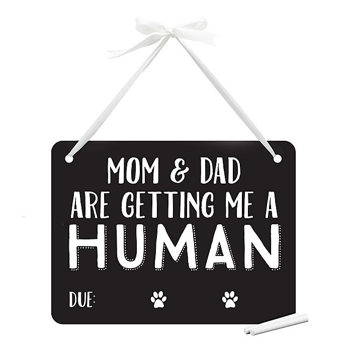 slide 3 of 5, Pearhead Pet's Baby Announcement Chalkboard, 1 ct