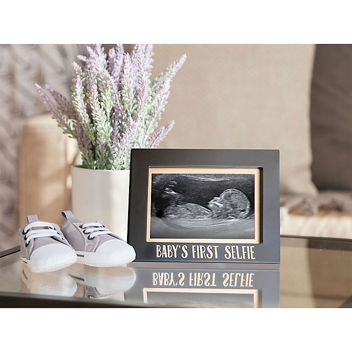 slide 2 of 5, Pearhead Baby's First Selfie Photo Frame - Black, 4 in x 5 in