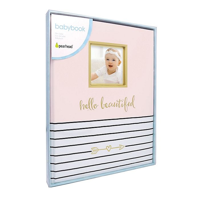 slide 4 of 5, Pearhead Hello Baby Book - Pink, 1 ct