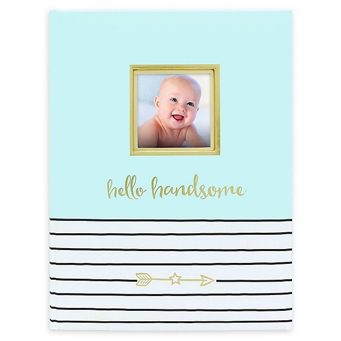 slide 1 of 5, Pearhead Hello Baby Book - Blue, 1 ct