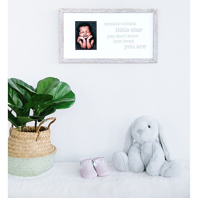 slide 2 of 3, Pearhead Twinkle, Twinkle'' Picture Frame - White'', 1 ct