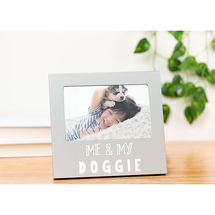 slide 3 of 3, Pearhead Doggie'' Picture Frame - Grey'', 1 ct