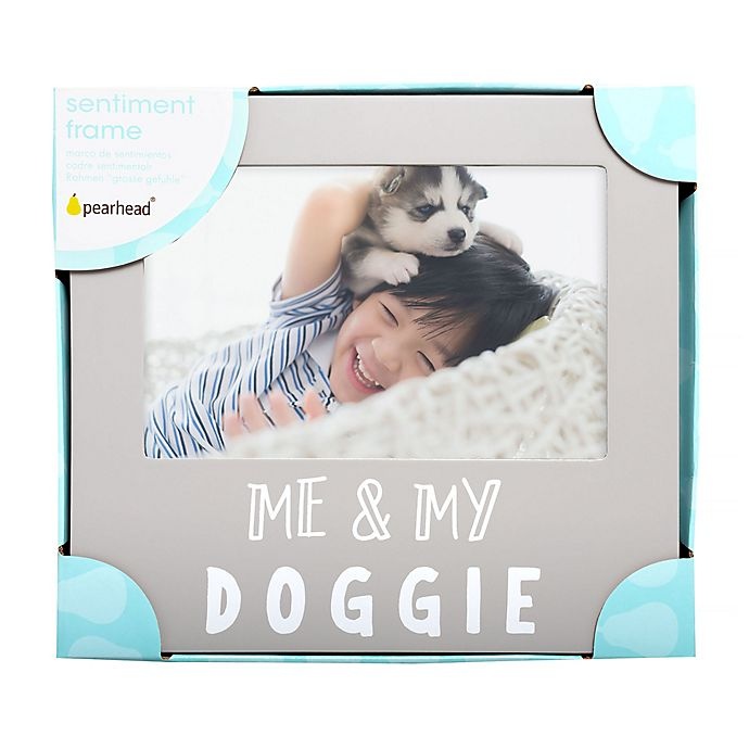 slide 2 of 3, Pearhead Doggie'' Picture Frame - Grey'', 1 ct