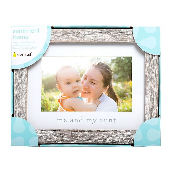 slide 3 of 3, Pearhead Me & My Aunt'' Picture Frame - White'', 1 ct