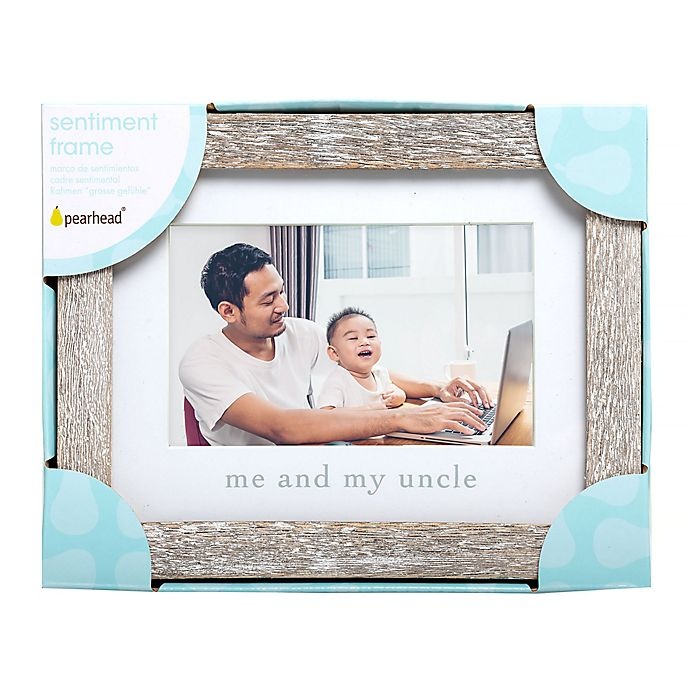 slide 3 of 3, Pearhead Me & My Uncle'' Picture Frame - White'', 1 ct