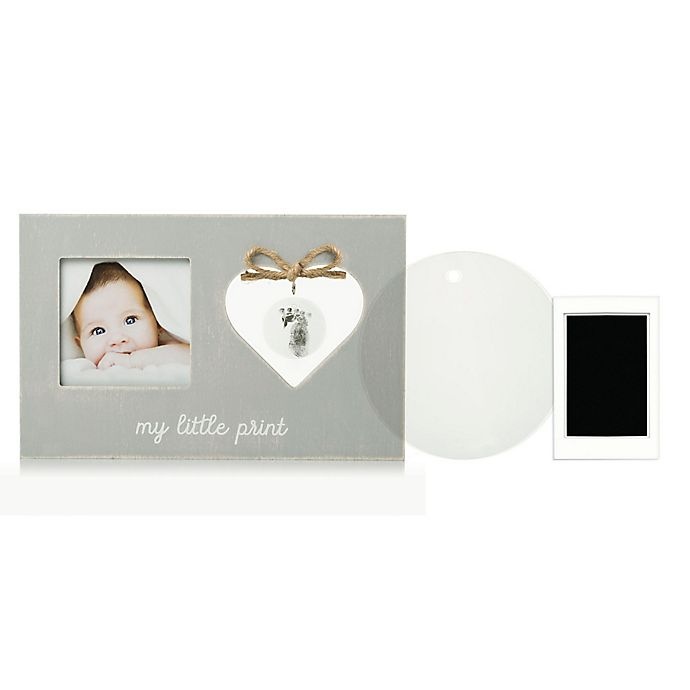 slide 2 of 6, Pearhead My Little Print" Picture Frame and Heart-Shaped Handprint Kit", 1 ct