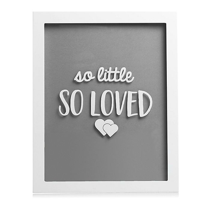 slide 4 of 6, Pearhead Little Elephant Shadow Box - White/Grey, 1 ct