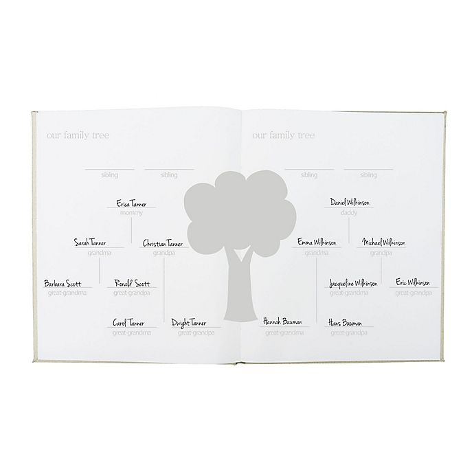 slide 4 of 10, Pearhead Baby Memory Book and Clean-Touch Ink Pad - Ivory Linen, 1 ct