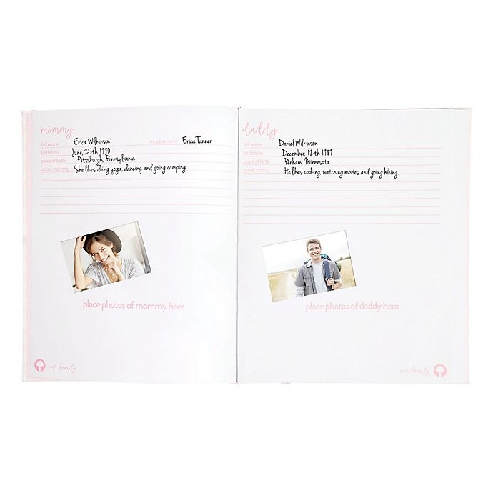 slide 3 of 9, Pearhead Baby Memory Book and Clean-Touch Ink Pad - Pink Gingham, 1 ct