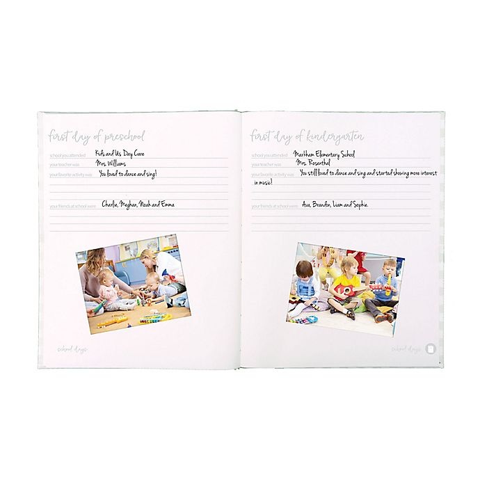 slide 5 of 9, Pearhead Baby Memory Book and Clean-Touch Ink Pad - Grey Gingham, 1 ct