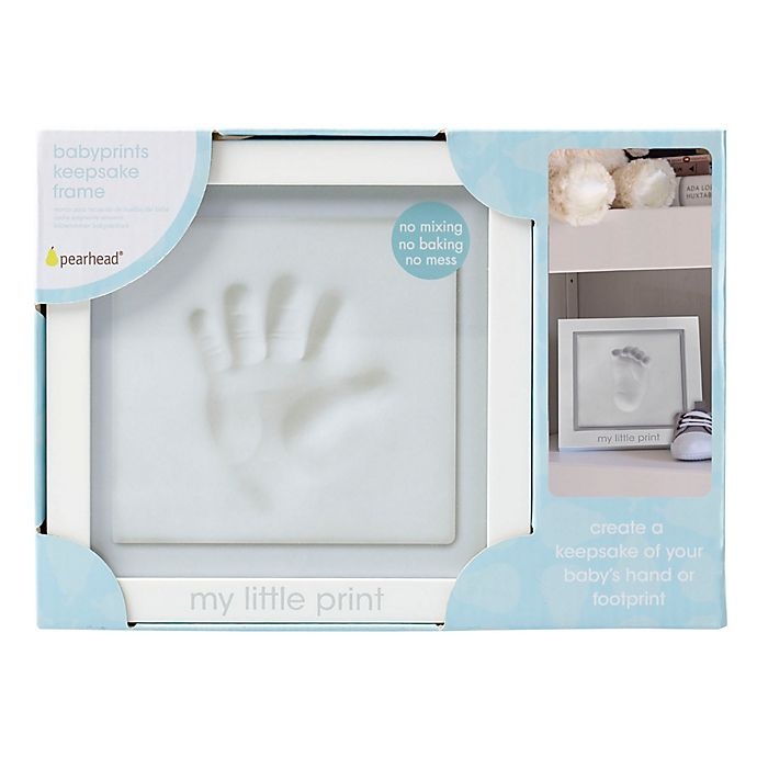 slide 2 of 4, Pearhead Babyprints My Little Print'' Handprint or Footprint Keepsake Frame Kit'', 1 ct