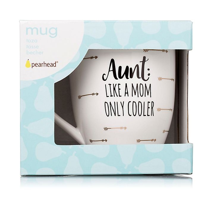 slide 2 of 4, Pearhead Cool Aunt Coffee Mug - White, 1 ct