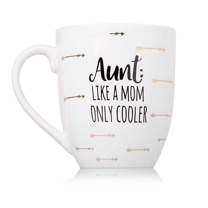 slide 1 of 4, Pearhead Cool Aunt Coffee Mug - White, 1 ct