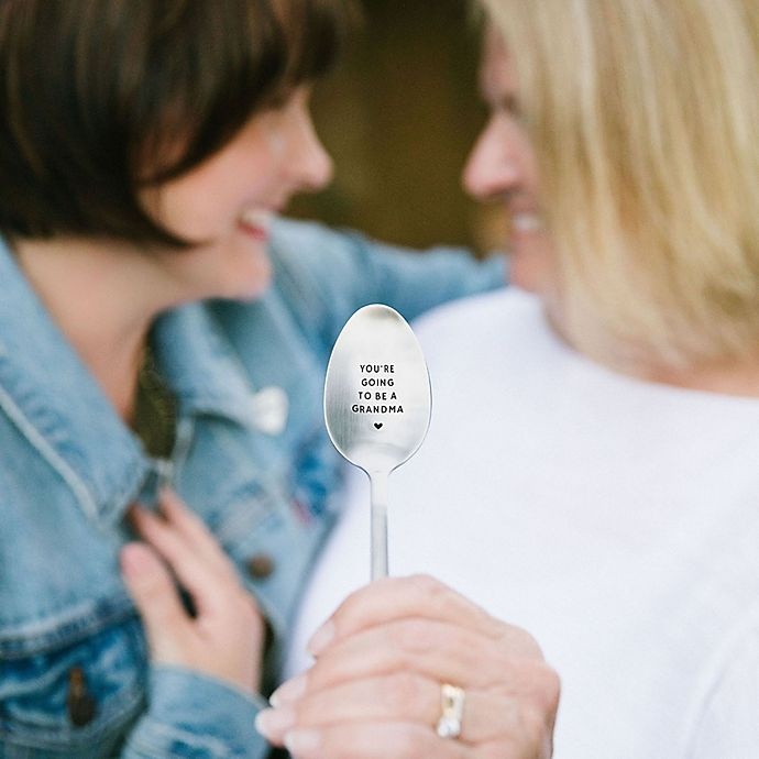 slide 4 of 6, Pearhead You're Going To Be A Grandma'' Pregnancy Reveal Spoon'', 1 ct