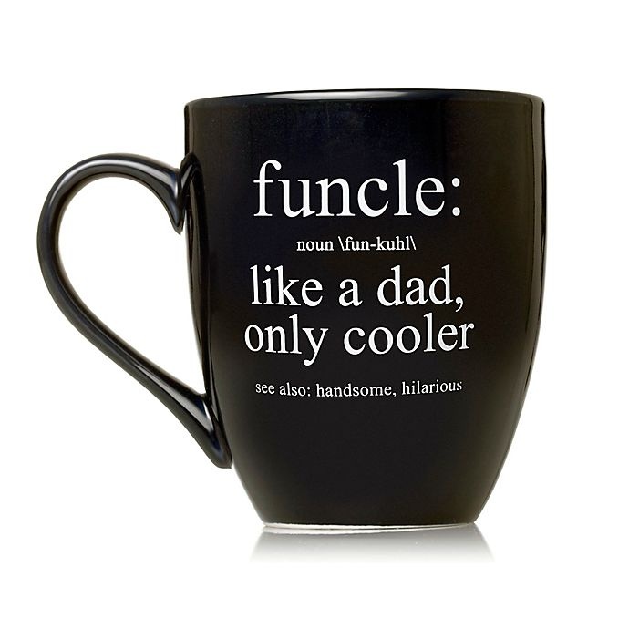 slide 1 of 5, Pearhead Funcle" Coffee Mug - Blue", 1 ct