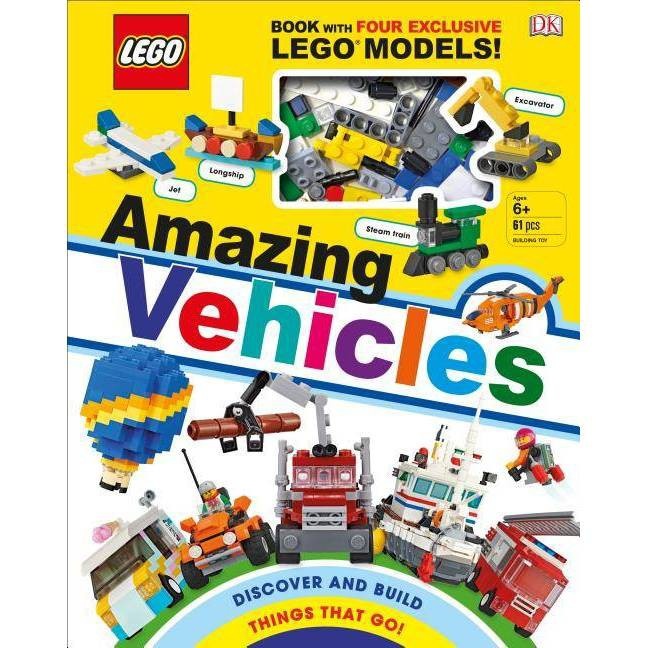 slide 1 of 1, Dorling Kindersley Lego Amazing Vehicles - (Hardcover), 1 ct