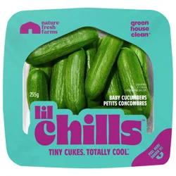 Nature Fresh Farms Lil Chills Baby Cucumbers 255 g