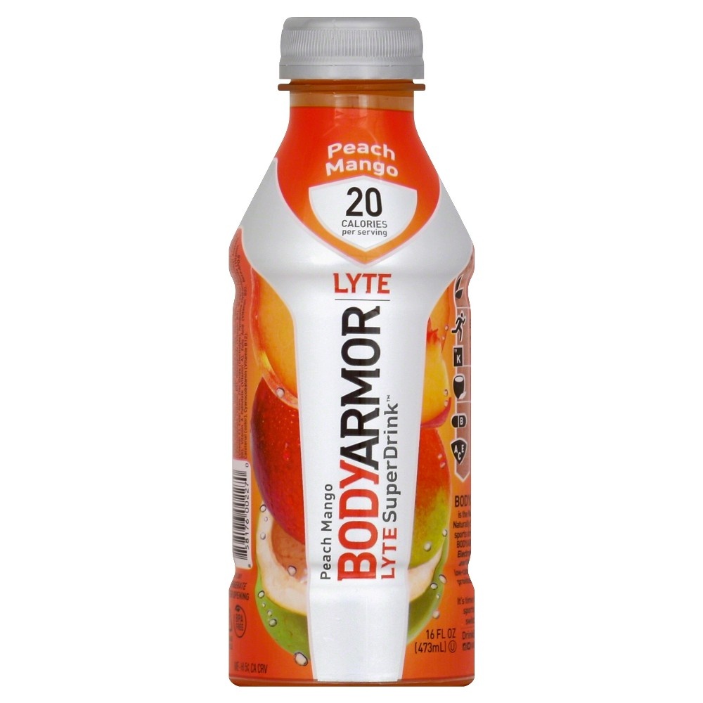 slide 2 of 6, BODYARMOR Body Armor Lyte Peach Mango Sports Drink 16 oz, 16 fl oz