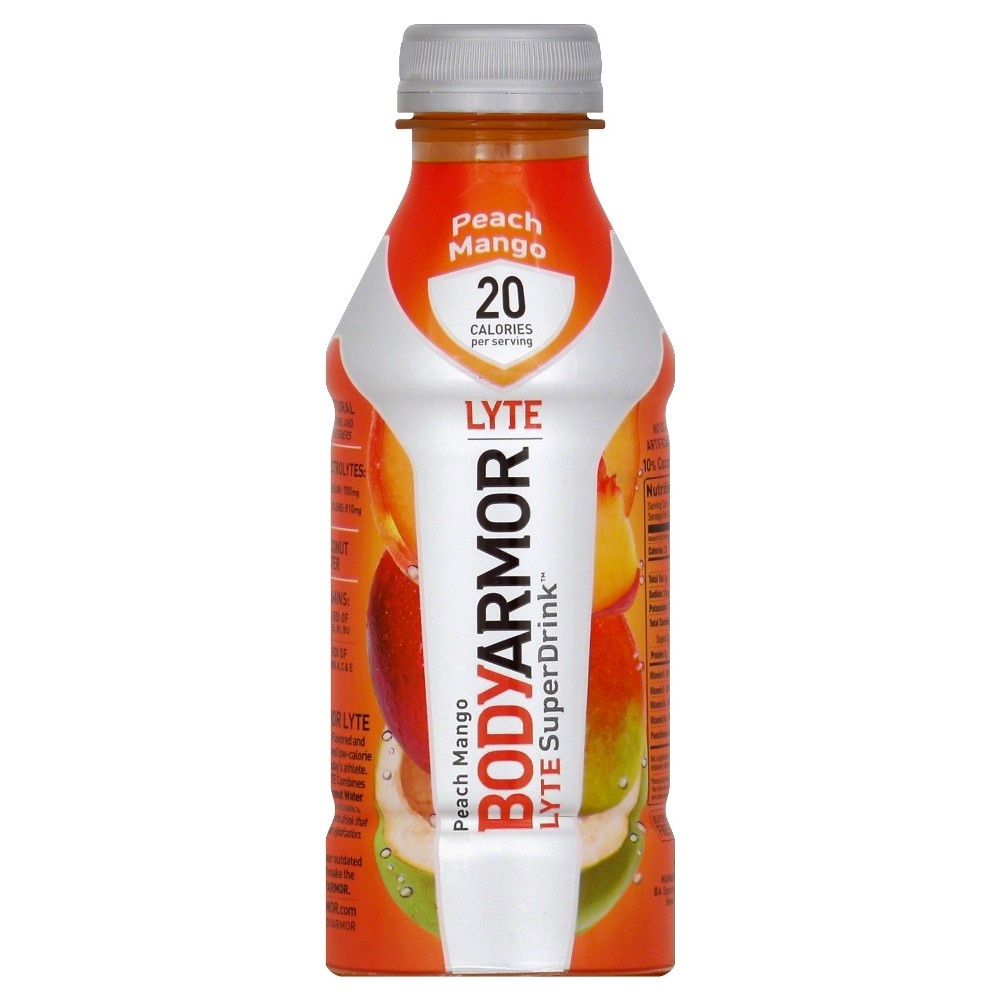 slide 6 of 6, BODYARMOR Lyte Peach Mango Sports Drink, 