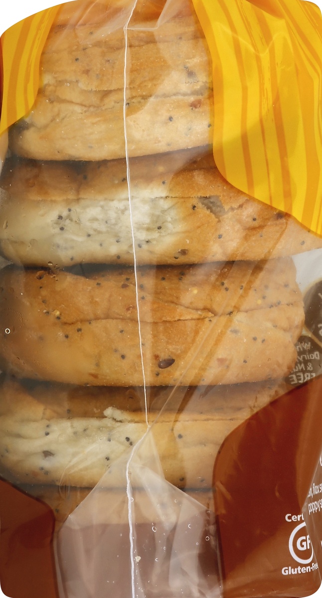 slide 2 of 5, Udi's Gluten Free Soft & Chewy Everything Bagels 5 ea, 5 ct