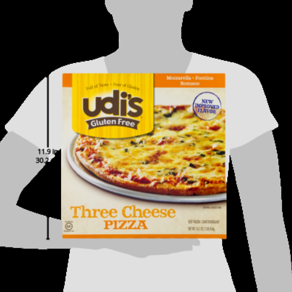 slide 3 of 9, Udi's Gluten Free Uncured Pepperoni Pizza, 16.25 oz