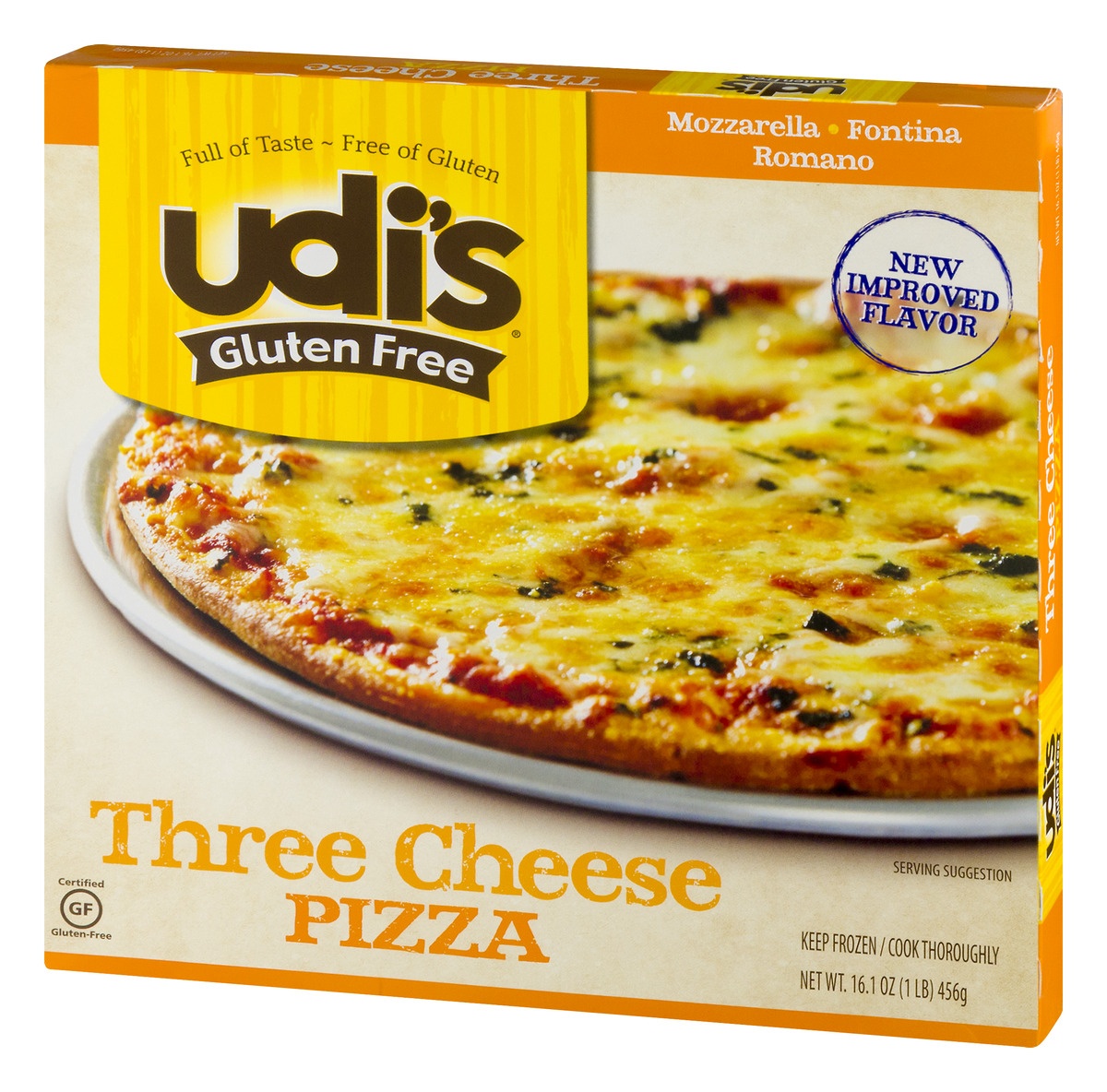 slide 4 of 9, Udi's Gluten Free Uncured Pepperoni Pizza, 16.25 oz