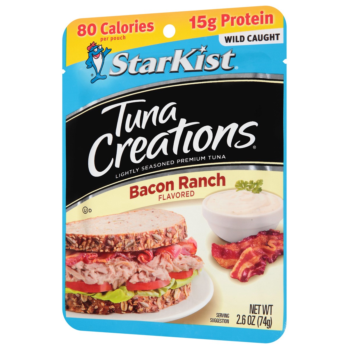 slide 7 of 9, StarKist Tuna Creations Bacon Ranch Pouch - 2.6oz, 2.6 oz