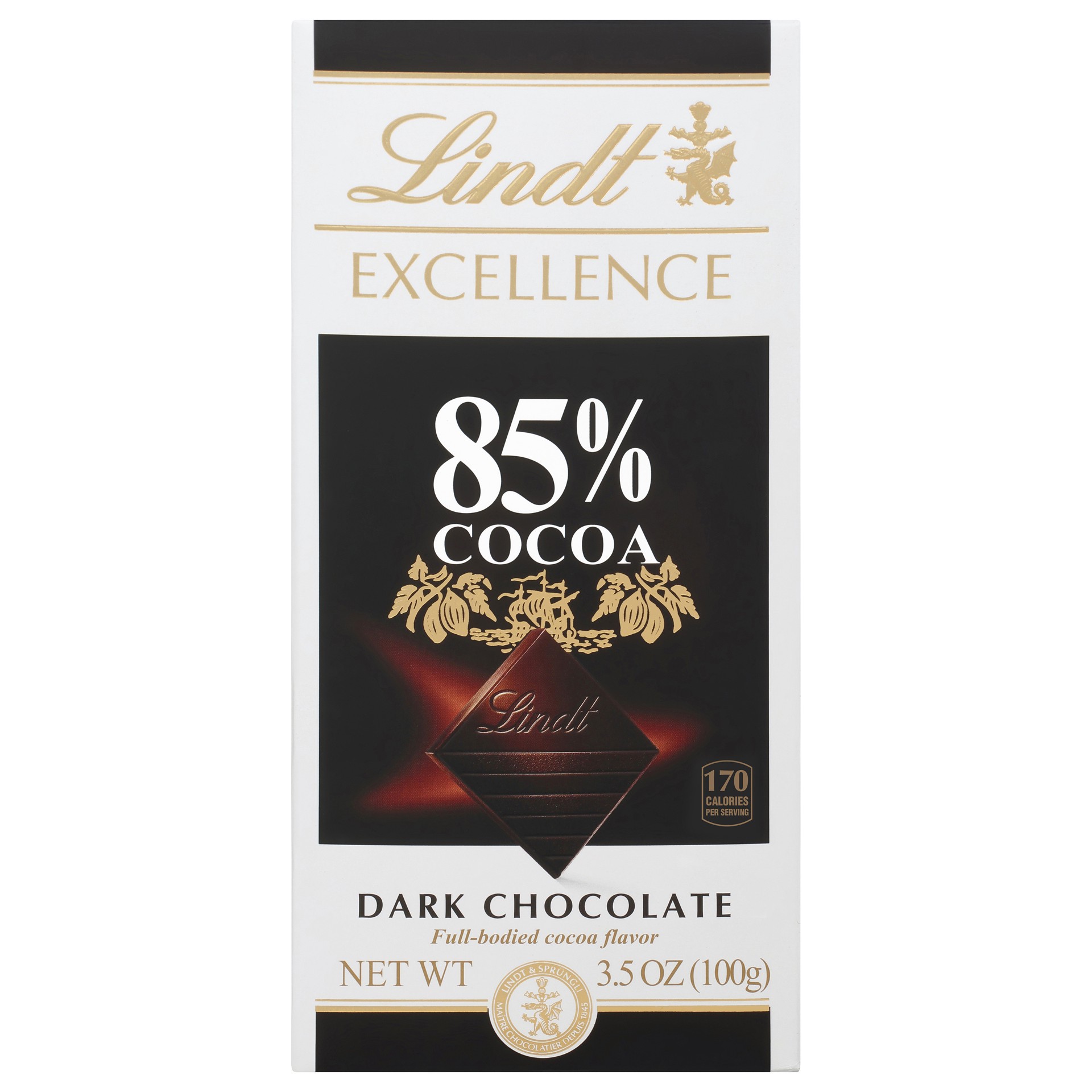slide 1 of 2, Lindt Excellence 85% Cocoa Dark Chocolate 1 ea, 1 ct