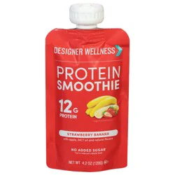 Designer Wellness Strawberry Banana Protein Smoothie 4.2 oz